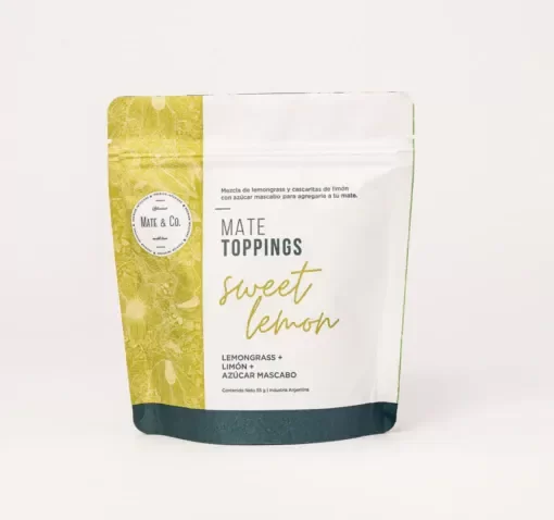 Sweet Lemon Mate Topping Doypack x 55 g MATE Y CO