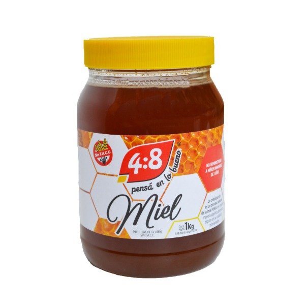 2x1 (por vto 8/26) - MIEL Sin TACC x 1kg Marca 4:8