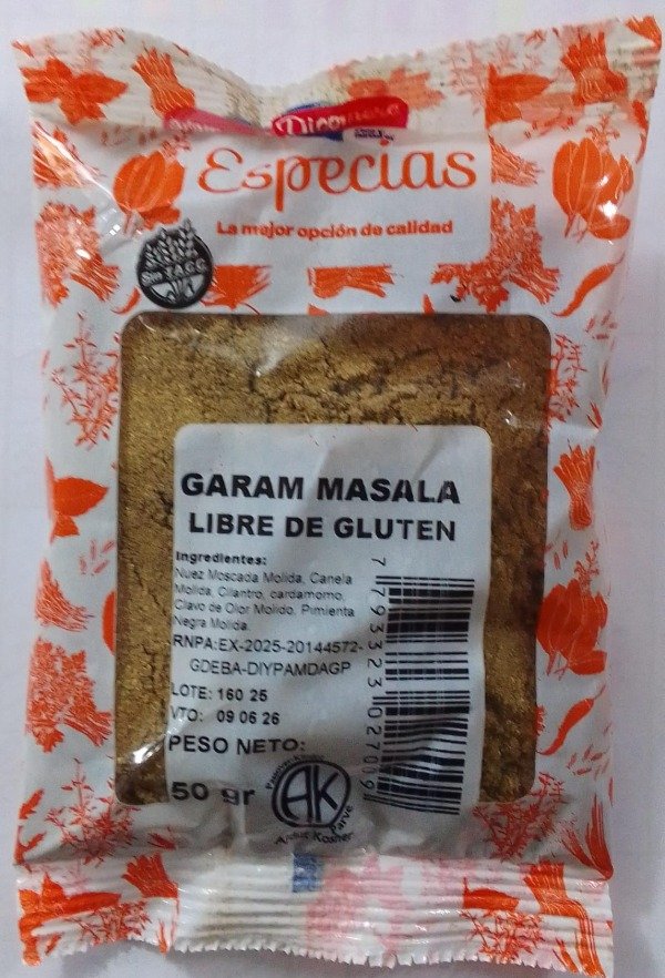 GARAM MASALA Sin Tacc sobre x 50g DICOMERE