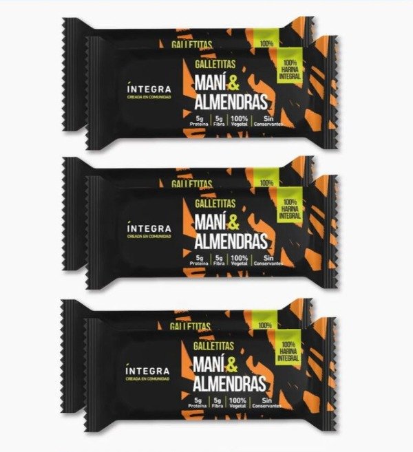 Galletitas Pocket MANÍ y ALMENDRAS x 72gr INTEGRA