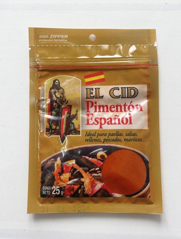 PIMENTÓN ESPAÑOL sobre x 25g EL CASTILLO