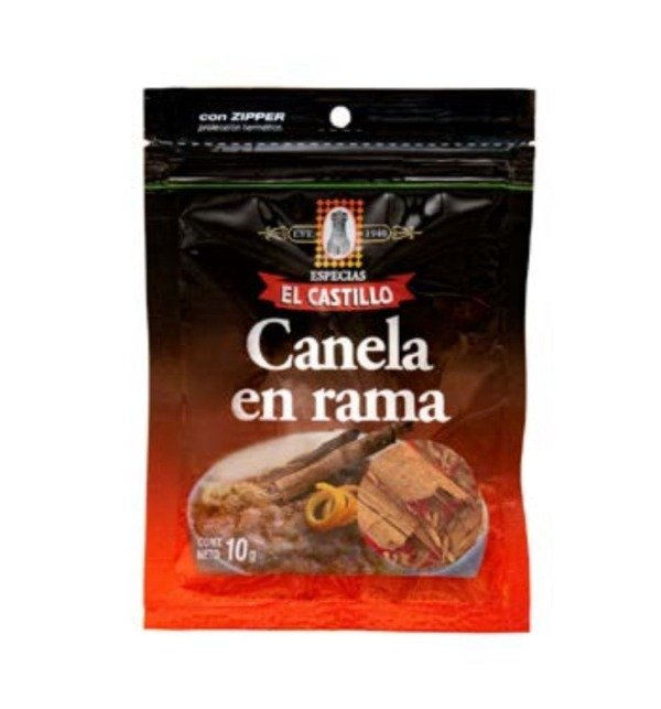 CANELA EN RAMA sobre x 10g PARA REPOSTERIA EL CASTILLO