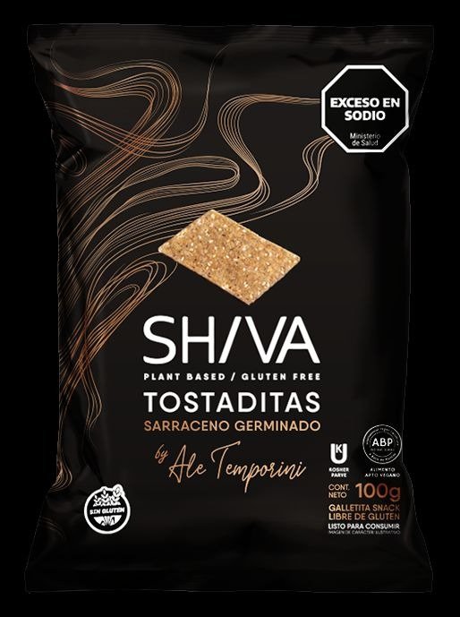 Tostaditas SARRACENO GERMINADO Sin Tacc x 100g SHIVA