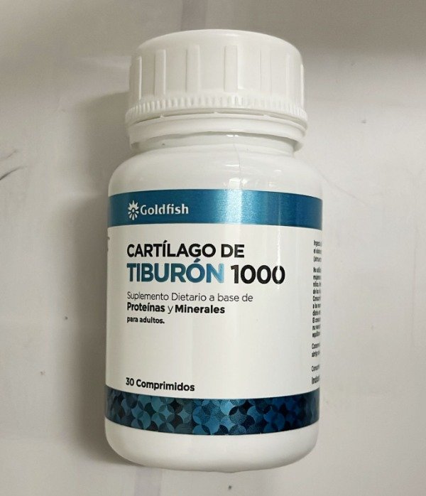 CARTÍLAGO de TIBURÓN 1000 x 30 comp GOLDFISH