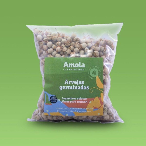 PROMO 2X1 Arvejas GERMINADAS x 250g SIN TACC AMOLA