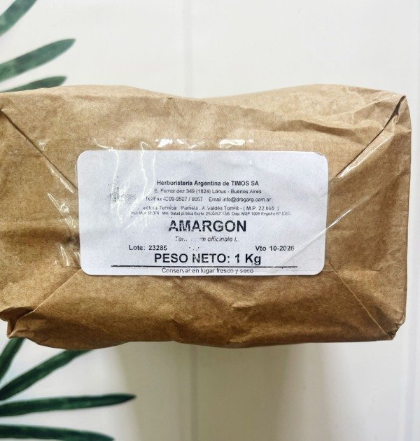 AMARGON nacional DIENTE DE LEÓN x 1kg DROGUERIA ARGENTINA