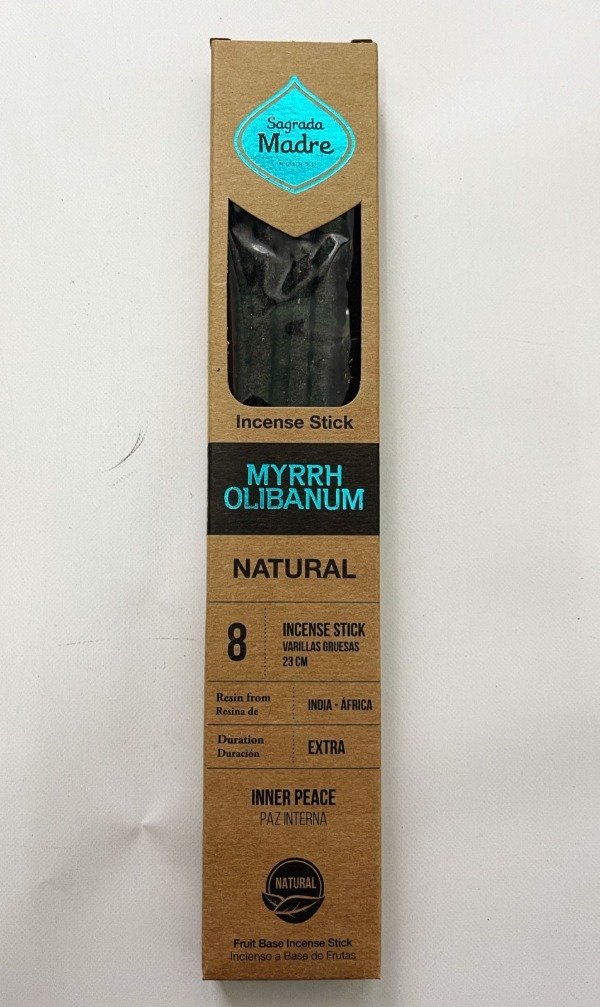 Sahumerio MIRRA - OLIBANO NATURAL SAGRADA MADRE