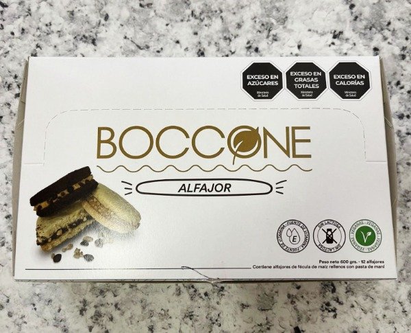 ALFAJORES de maicena SURTIDOS x 12 uni BOCCONE