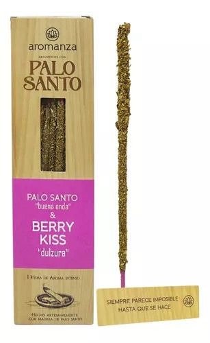 Sahumerios PALO SANTO Buena Onda PALO SANTO/BERRY KISS x 8 uni AROMANZA