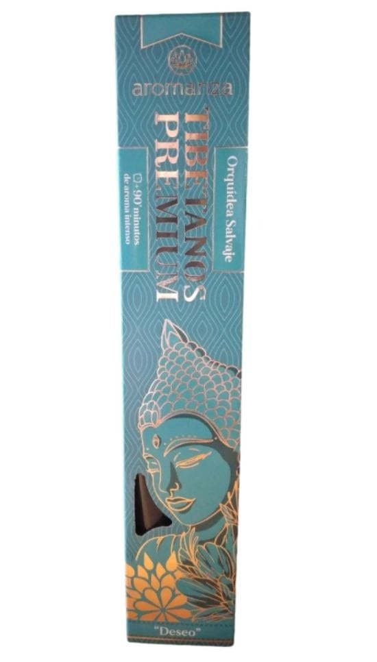 Sahumerios TIBETANOS PREMIUN ORQUIDEA SALVAJE x 8 uni AROMANZA