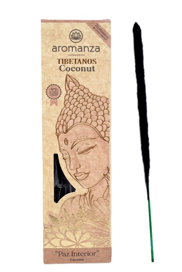 Sahumerios TIBETANOS COCONUT x 8 uni AROMANZA