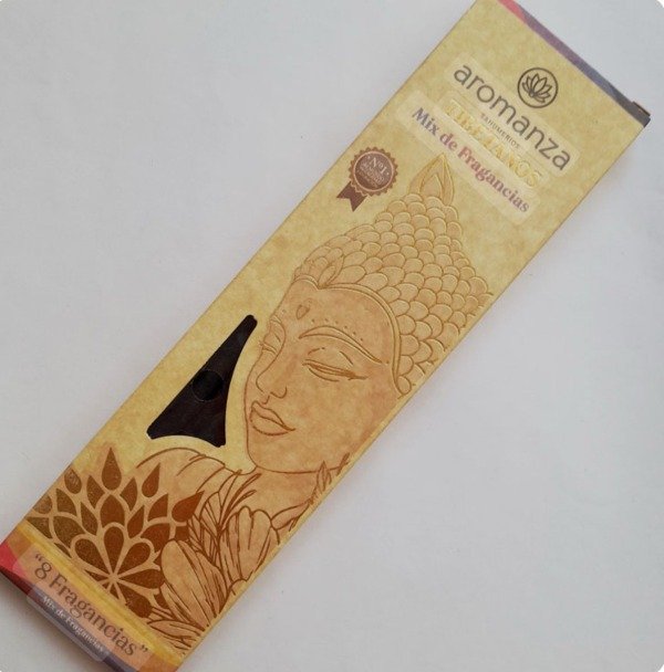 Sahumerios TIBETANOS MIX DE FRAGANCIAS x 8 uni AROMANZA