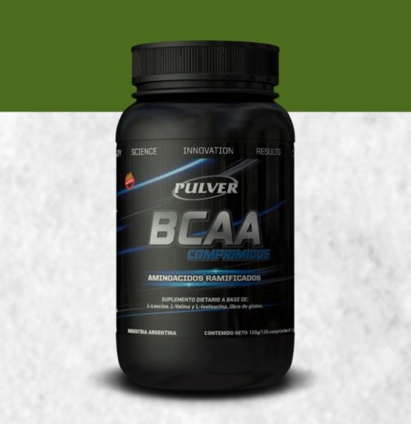 BCAA comprimidos AMINOÁCIDOS RAMIFICADOS SIN TACC x 120g PULVER