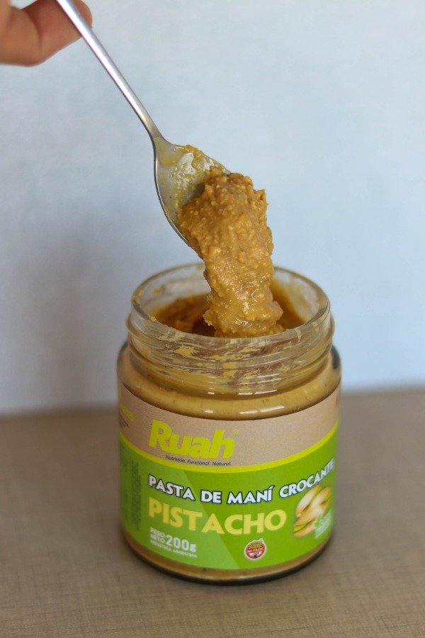 Pasta de maní con CROCANTE de pistacho SIN TACC x 200g RUAH