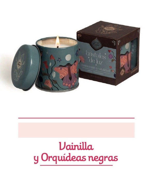 VELA DE SOJA RENOVACIÓN Y VITALIDAD Cristales de Luz SAGRADA MADRE