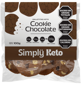 COOKIE CHOCOLATE KETO x 100 gr SIMPLY KETO