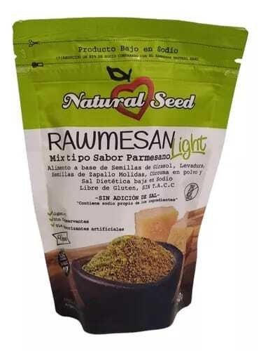 Rawmesan Mix Vegano LIGHT, BAJO EN SODIO, Sin TACC x 150gr NATURAL SEED