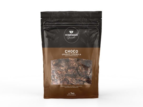 Granola CHOCO CRUNCH x 1 kg con chips y cacao HOMEMADE