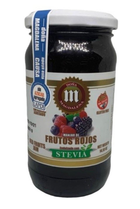 Mermelada de Frutos Rojos sin TACC  con Stevia 400 gr DOÑA MAGDALENA
