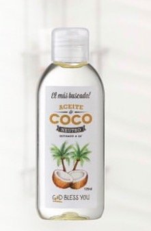 Aceite de Coco Neutro x 125 ml God Bless You