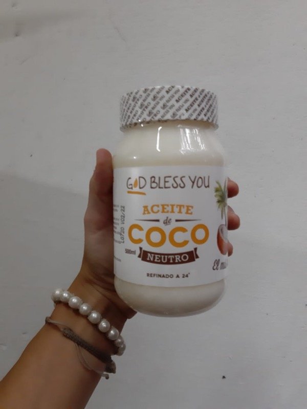 Aceite de Coco Neutro x 500ml God Bless You