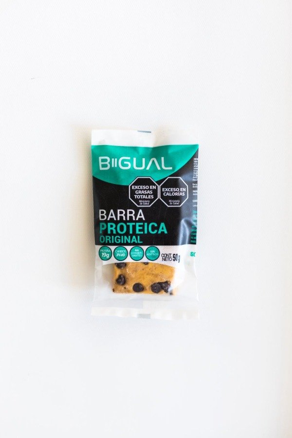 Caja Barra PROTEICA sabor ORIGINAL x 10 UNI x 50g BIGUAL