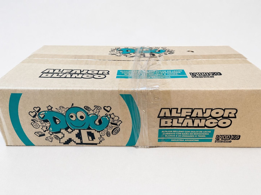 CAJA de Alfajores BLANCO DOU XD x 20u