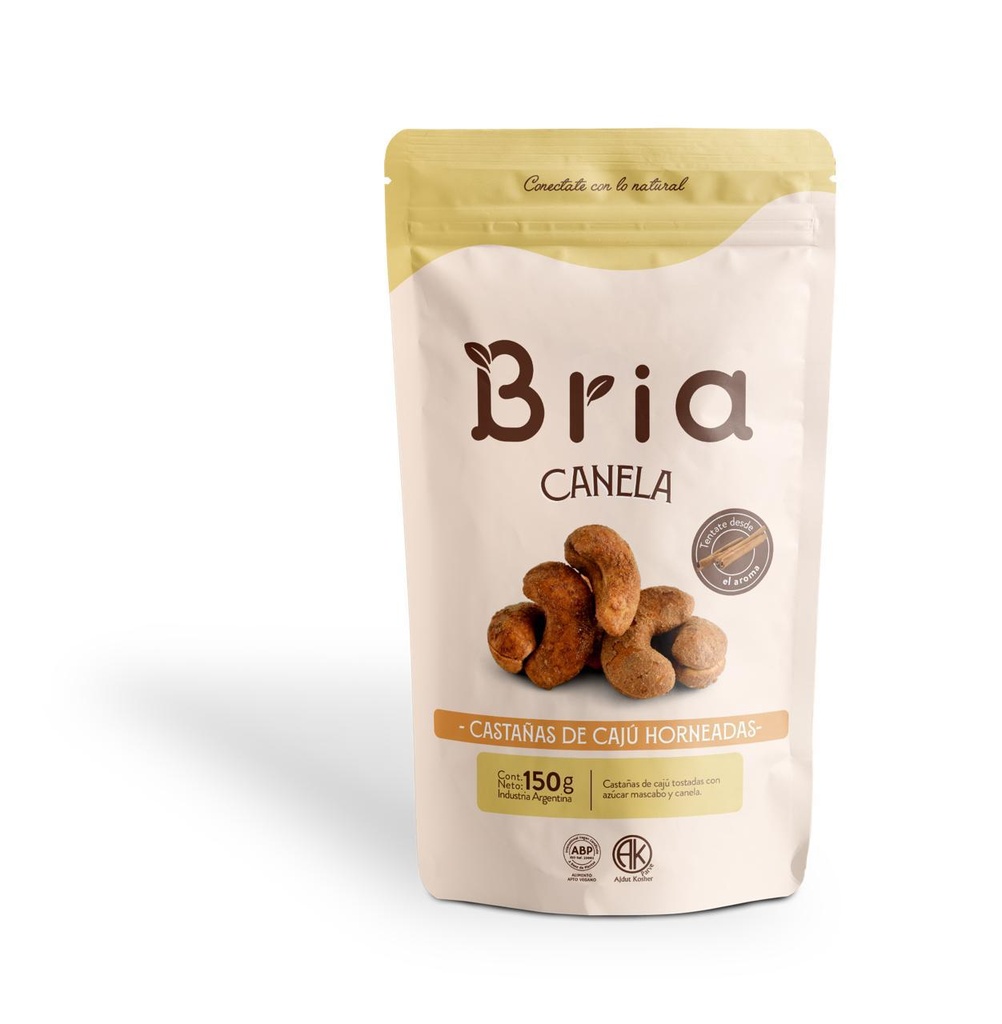Castañas de Cajú con CANELA x 150g BRIA