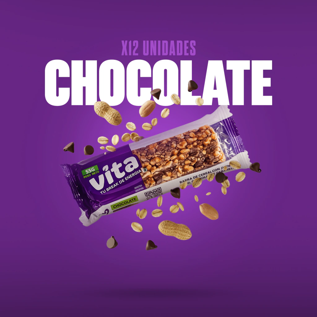 Blister Barras Originales Chocolate x12 VITA
