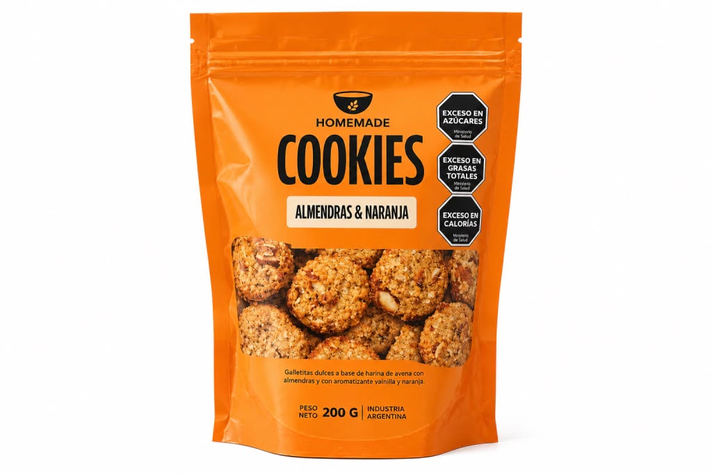 COOKIES Almendras & Naranja x 200g HOMEMADE