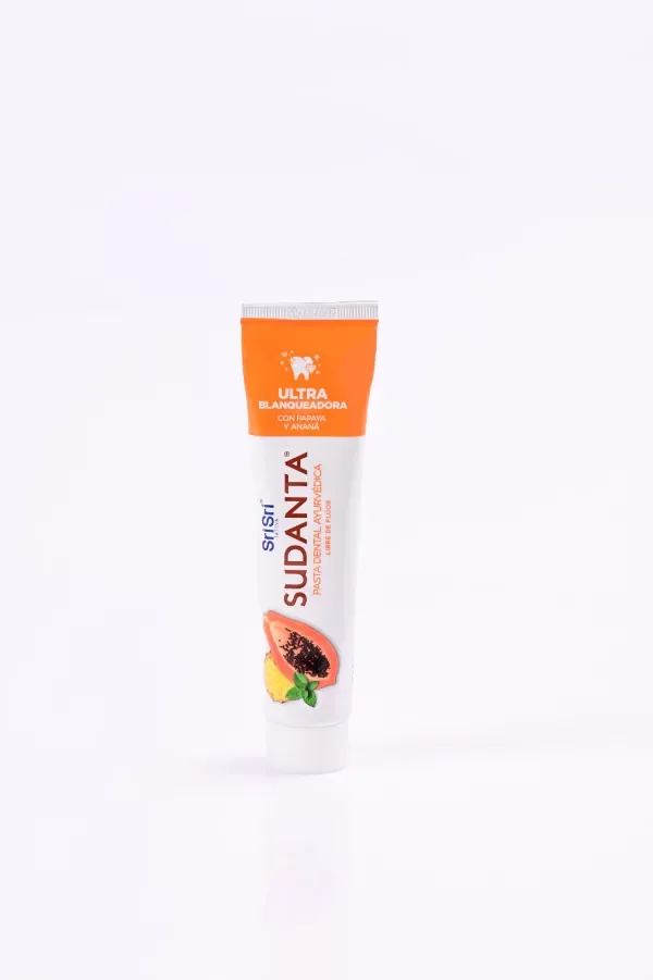 Pasta dental SUDANTA ultra blanqueadora 50gr SRI SRI