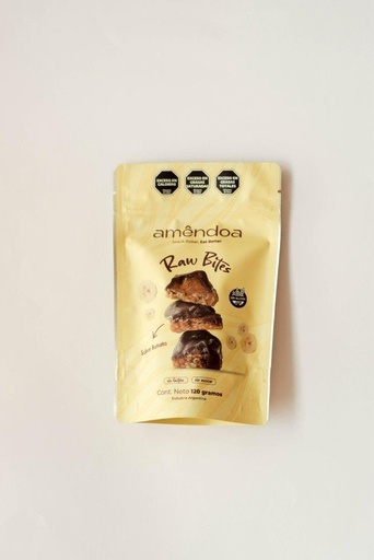 Snack RAW BITES sabor BANANA SIN TACC x 120g AMENDOA