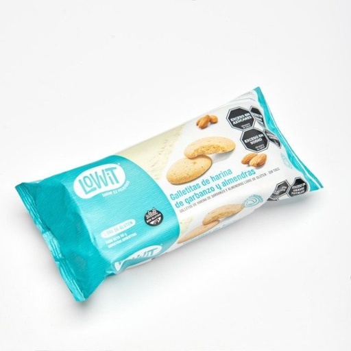 Galletita FLOW de Harina de Garbanzo y Almendras x 90gr SIN TACC LOVVIT