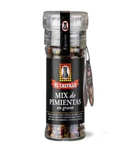 MIX de PIMIENTAS en grano Molinillo x 40g EL CASTILLO