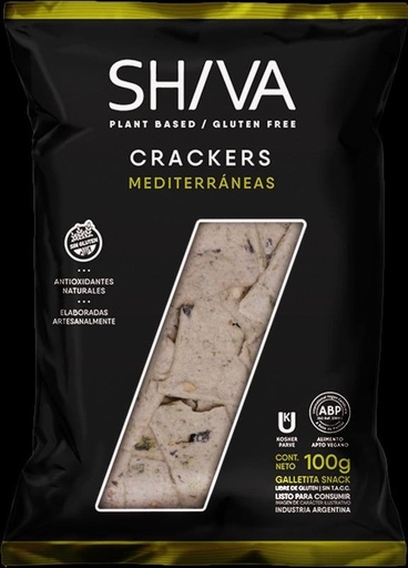 [SHIVA22064328] Crackers MEDITERRÁNEAS Sin Tacc x 100g SHIVA