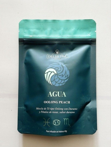 [DELHI21918579] Té AGUA OOLONG PEACH Con durazno y pétalos de rosas DOYPACK x 40gr DELHI TEA
