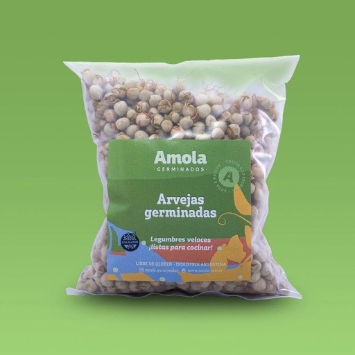 [AMOLA21648116] PROMO 2X1 Arvejas GERMINADAS x 250g SIN TACC AMOLA