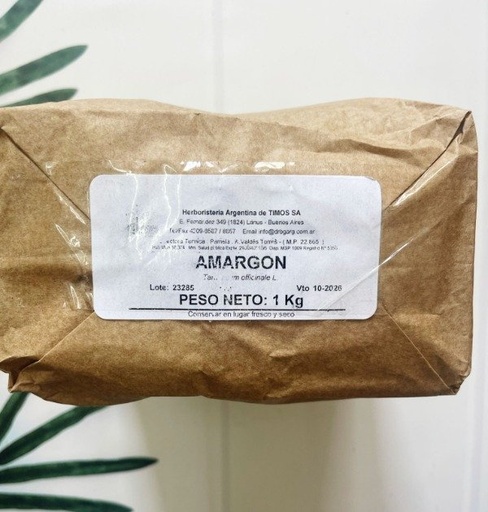 [DROGU21590729] AMARGON nacional DIENTE DE LEÓN x 1kg DROGUERIA ARGENTINA