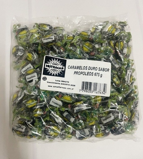[NUTRI21399694] CARAMELOS PROPÓLEOS x 675 grs NUTRACAR