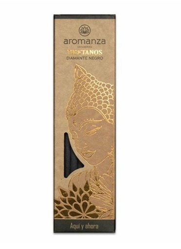 [AROMA21114439] Sahumerios TIBETANOS DIAMANTE NEGRO x 8 uni AROMANZA