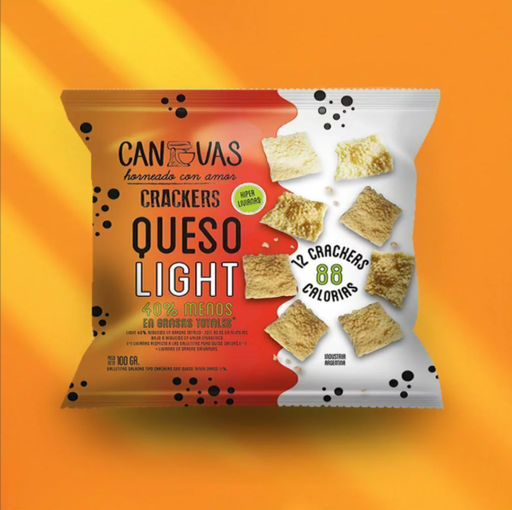[CANVA20384411] Galletitas Crackers QUESO LIGHT x 100gr CANVAS