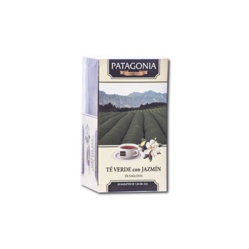 [DROGU20291437] TE VERDE con JAZMÍN PATAGONIA x 20 saquitos PATAGONIA