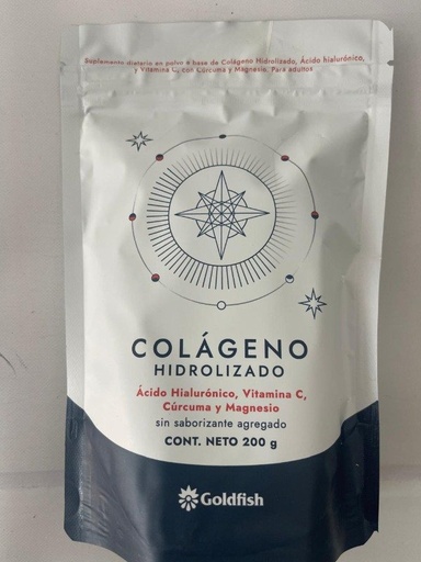 COLÁGENO Hidrolizado Hialuronico Vit C Curcuma Magnes x 200g DROGUERIA ARGENTINA