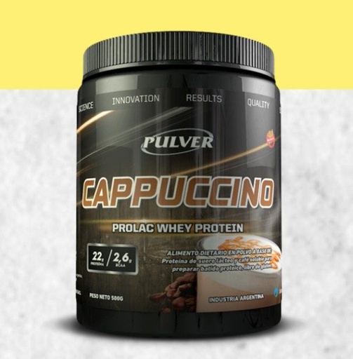 [PULVE20258443] CAPPUCCINO PROLAC WHEY PROTEIN SIN TACC x 500g PULVER