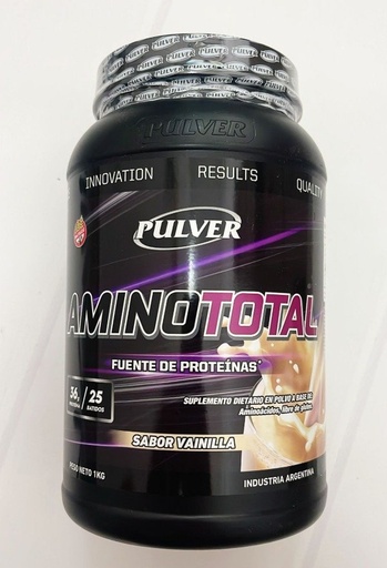 [PULVE20258153] AMINO TOTAL sabor VAINILLA SIN TACC x 1kg PULVER