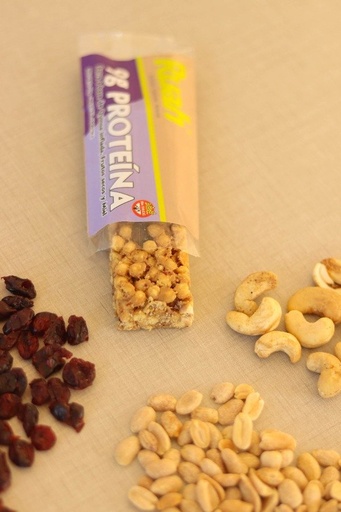 [RUAH19024725] Barras SIN TACC x 40g 9G PROTEÍNA arándanos x 12 uni RUAH