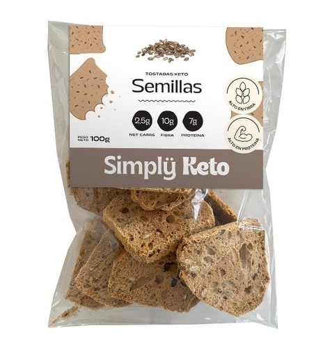 [SIMPL18970734] Tostaditas KETO Semillas x 100 gr SIMPLY KETO