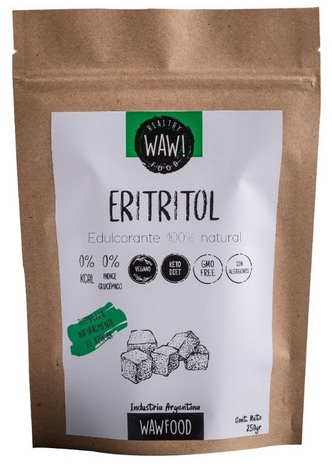[WAWFO18154892] ERITRITROL edulcorante 0 calorias SIN TACC X 250 gr WAW FOOD