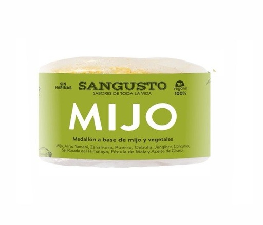 [SANGU16304391] Hamburguesa de MIJO y vegetales - VEGANAS SIN TACC 4U x 110g SAN GUSTO