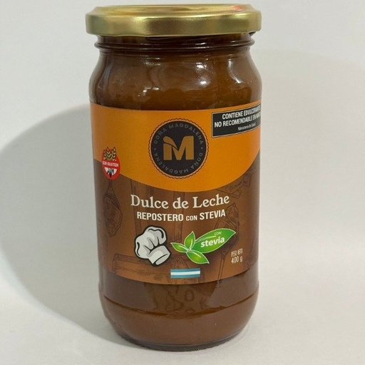 [DONAM16070652] Dulce de leche REPOSTERO con STEVIA sin tacc 400 gr - DOÑA MAGDALENA